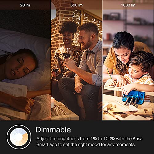 Kasa Smart WiFi Dimmable Color Changing Bulb 2-Pack