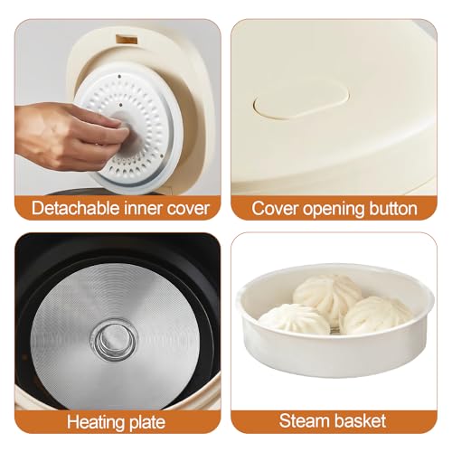 NUNET 6-1 Multi-Functional Smart Rice Cooker, 2QT