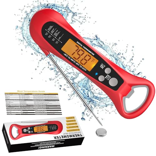 Wireless Meat Thermometer with Display, 2 Probes, 500Ft Range