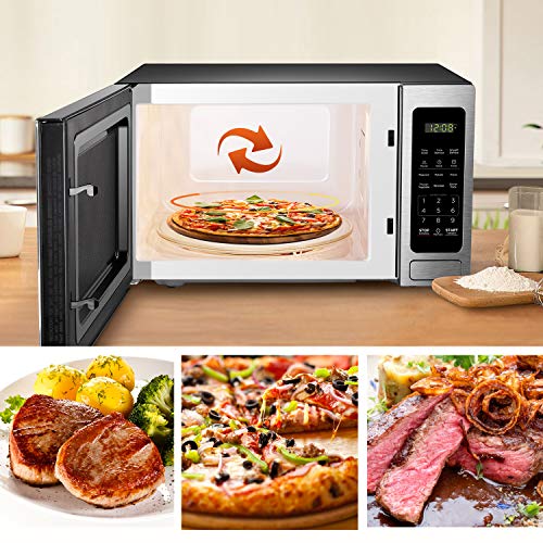 BLACK+DECKER Digital Microwave Oven with Turntable, Child Safety