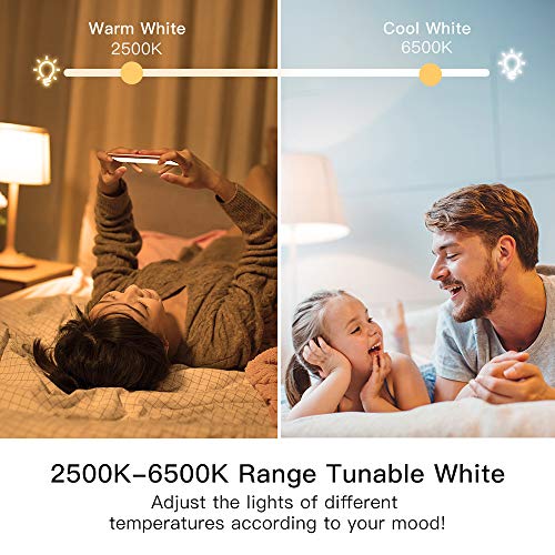 TREATLIFE Smart LED Bulbs - 4-Pack, Dimmable