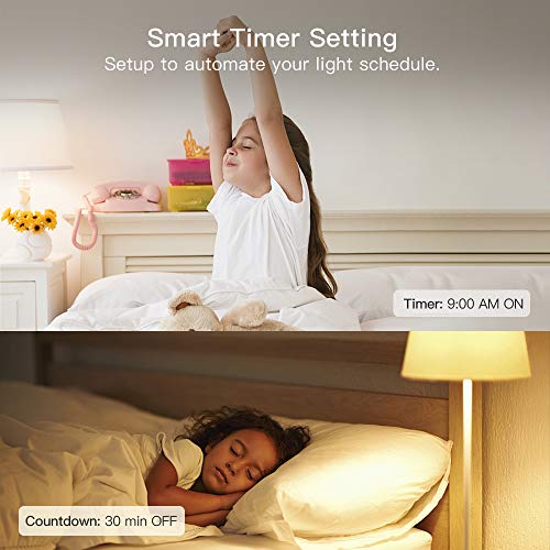 TREATLIFE Smart LED Bulbs - 4-Pack, Dimmable