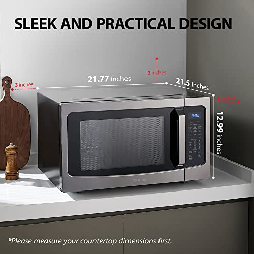 TOSHIBA 4-in-1 Countertop Microwave Oven, Smart Sensor