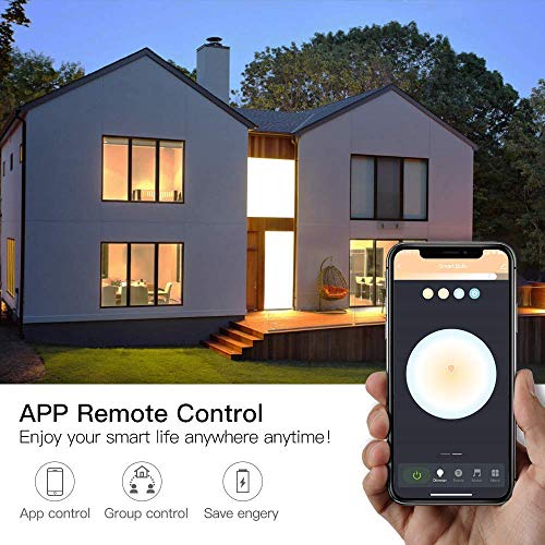 TREATLIFE Smart LED Bulbs - 4-Pack, Dimmable