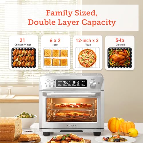 COSORI 12-in-1 Smart Air Fryer Toaster Oven Combo