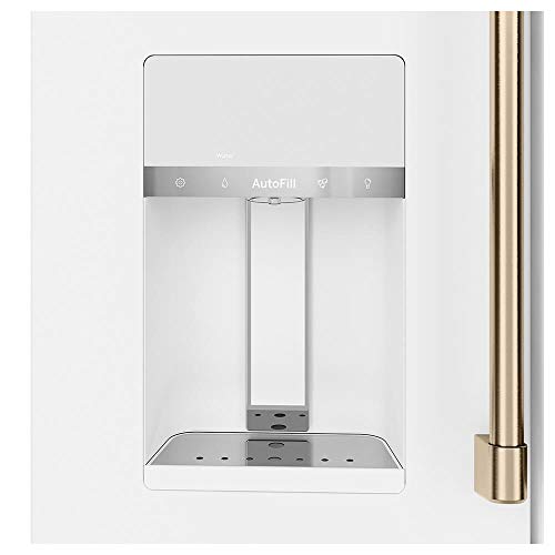 Smart 4-Door French Door Refrigerator in Matte White