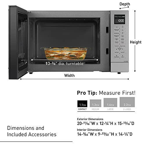 Panasonic Microwave Oven with FlashXpress Broiler and Inverter Technology