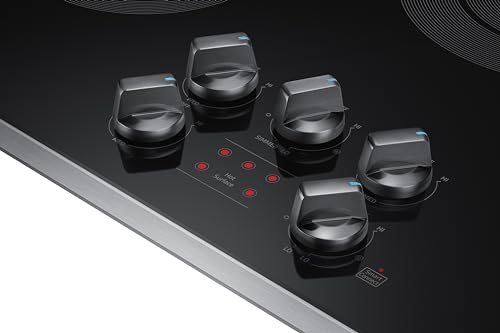SAMSUNG 30" Smart Electric Cooktop, 5 Elements, Stainless Steel