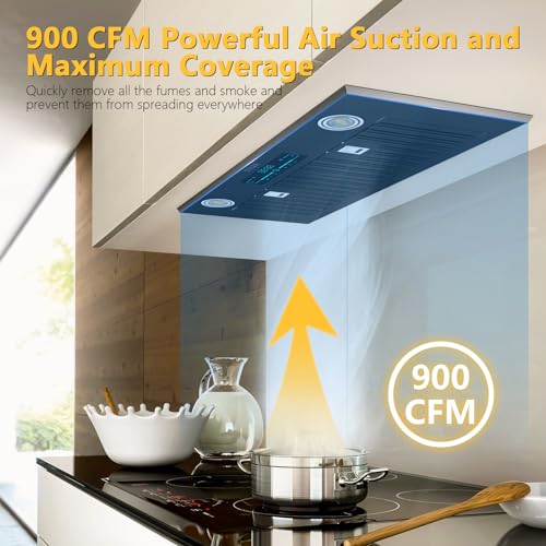 30 Inch Built-in Range Hood with Smart Control Panel