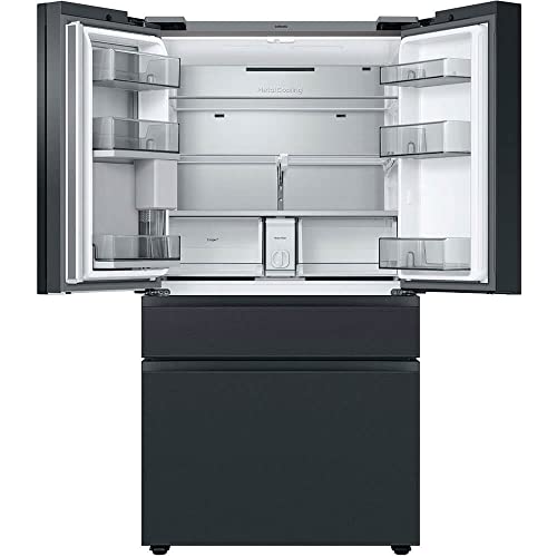 Samsung Bespoke Matte Black French Door Refrigerator - 29 Cu. Ft