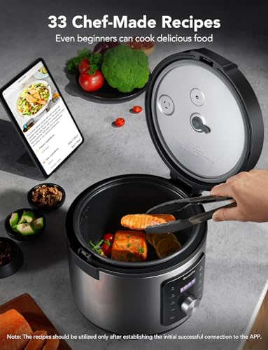 GoveeLife 6-in-1 Smart Rice Cooker with App Recipes