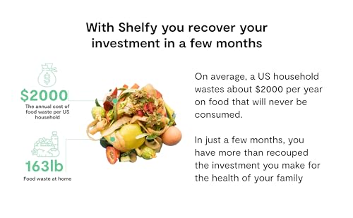 Vitesy Shelfy Smart Refrigerator Device | Fresh, Odor-Reducing IoT Technology