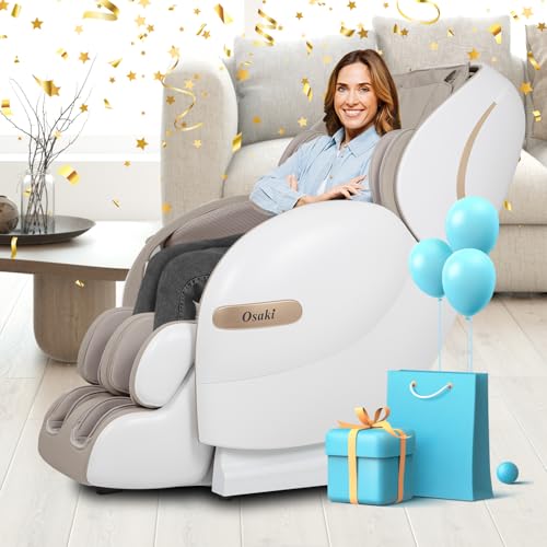 Taupe OS-Monarch Zero Gravity 3D SL-Track Chair with Bluetooth