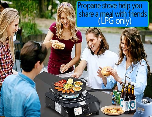 Horynar Single Burner Propane Stove with Smart Switch