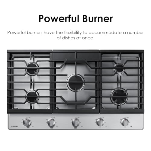 SAMSUNG 30" Smart Gas Cooktop with Dual Power Burner