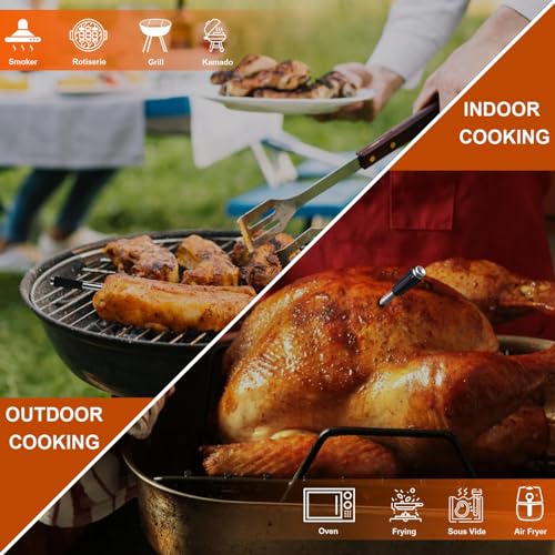 Smart Bluetooth Oven Thermometer for Remote BBQ Monitoring