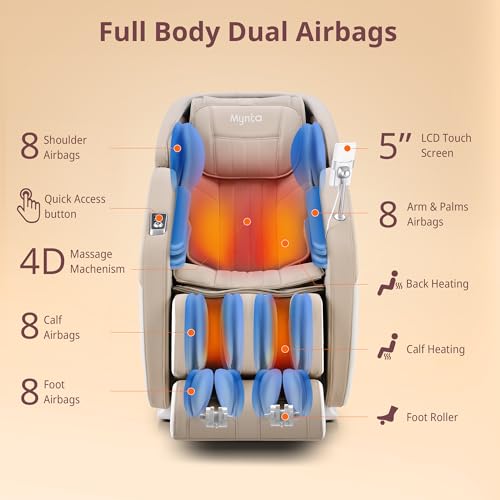 2024 Upgraded Full Body Massage Chair with Music Sync