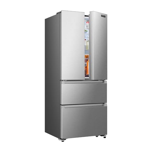 CONTOURE RV French-Door Refrigerator, 15.5 cu.ft. Stainless Steel