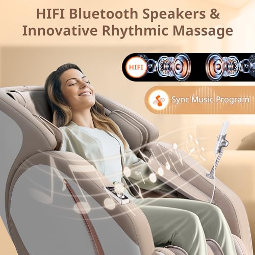 2024 Upgraded Full Body Massage Chair with Music Sync