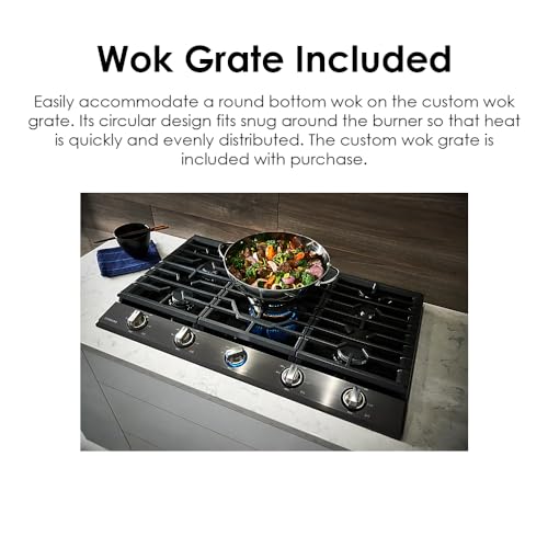 SAMSUNG 30" Smart Gas Cooktop with Dual Power Burner