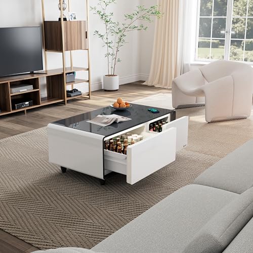 EUREKA ERGONOMIC Smart Coffee Table with Cold Storage