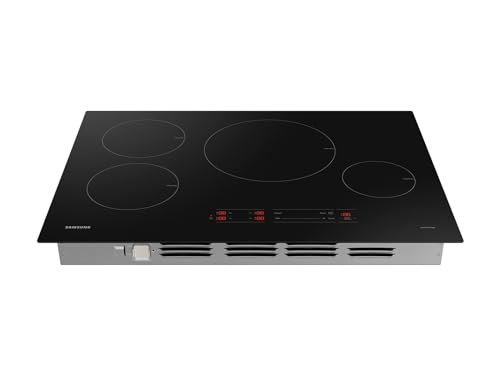 SAMSUNG 30" Smart Induction Cooktop, Wi-Fi, 4 Elements, Black
