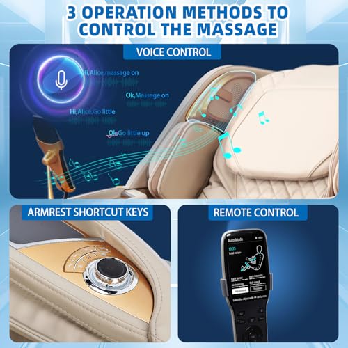 Zero Gravity Full Body Massage Chair with AI Voice