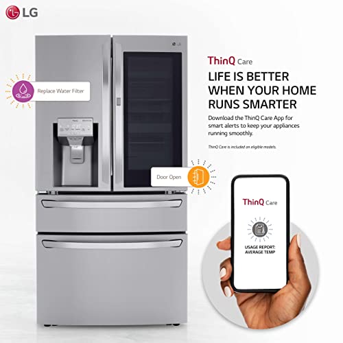 Smart Wi-Fi Enabled Counter-Depth Refrigerator with Craft Ice™