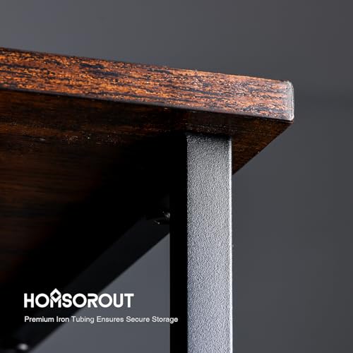 Homsorout 3-Tier Side Table with USB Ports
