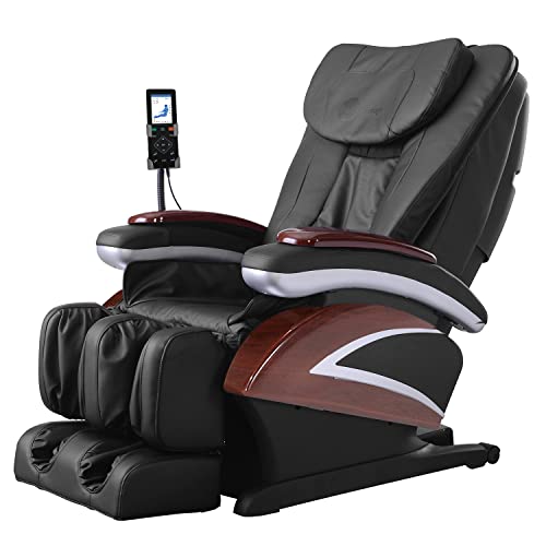 Shiatsu Massage Chair Recliner with Heat Therapy, Black