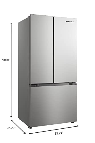 Hamilton Beach French Door Refrigerator, 16.6 cu ft