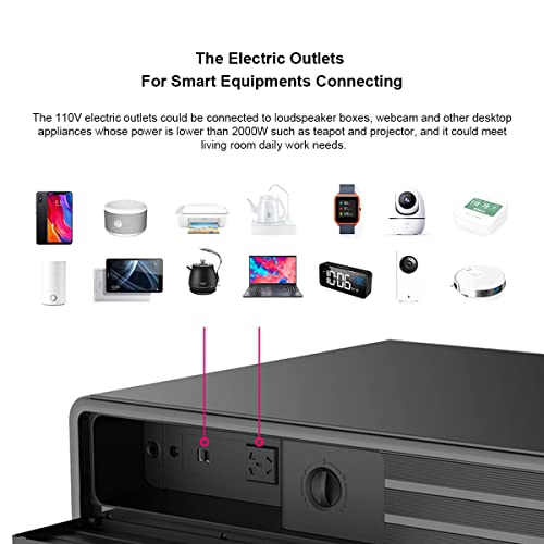 Smart Coffee Table with Temperature Control and Storage