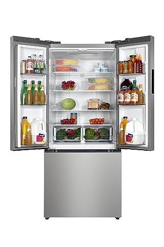 Hamilton Beach French Door Refrigerator, 16.6 cu ft