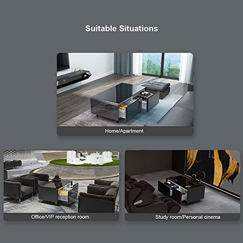 DECORAPORT Smart Coffee Table with Cold Storage & More