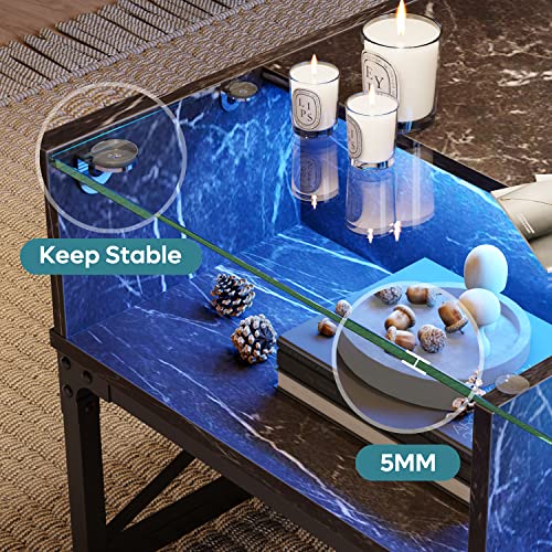 Bestier LED Coffee Table, Modern Style, 42 Inch