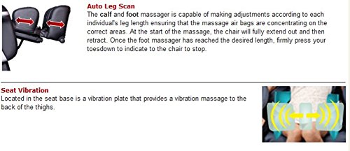 Osaki OS-4000T Black 2D Massage Chair with Zero Gravity