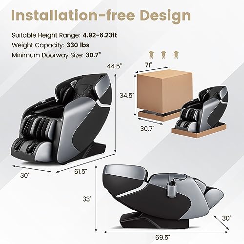 Giantex Zero Gravity Shiatsu Massage Chair - Full Body