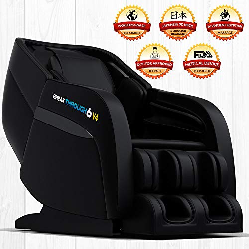 Medical Breakthrough 6 v4 Recliner Massage Chair - Black
