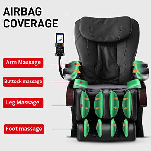 Shiatsu Massage Chair Recliner with Heat Therapy, Black