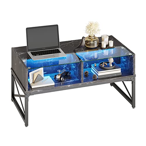 Bestier LED Coffee Table, Modern Style, 42 Inch