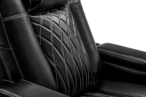 Valencia Tuscany Executive Heat & Massage Recliner - Black
