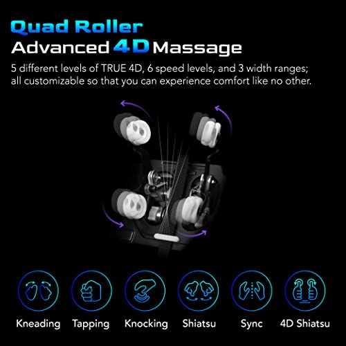 4D-LT 2022 Theramedic Massage Chair with Bluetooth Integration