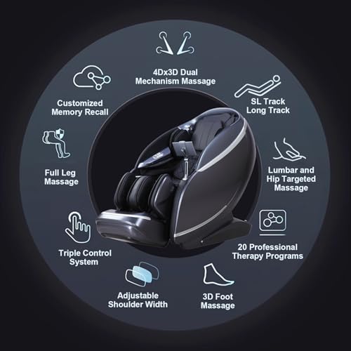 Heaven Duet Massage Chair with 4D & 3D Mechanism