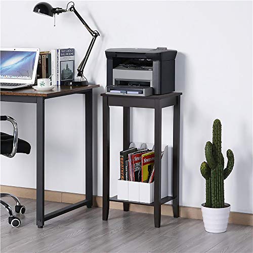 Topeakmart 2-Tier Tall End Table with Storage Shelf
