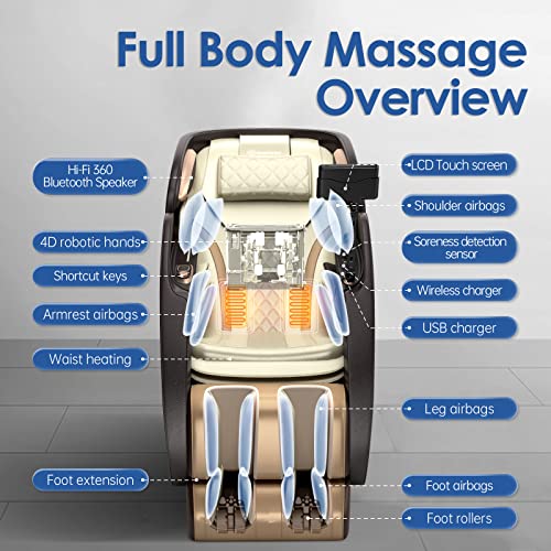 Real Relax 4D SL Track Zero Gravity Massage Chair