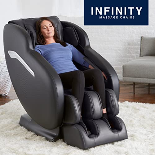 Infinity Aura Full Body Zero Gravity Massage Chair, Classic Black