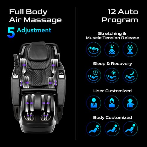 4D-LT 2022 Theramedic Massage Chair with Bluetooth Integration