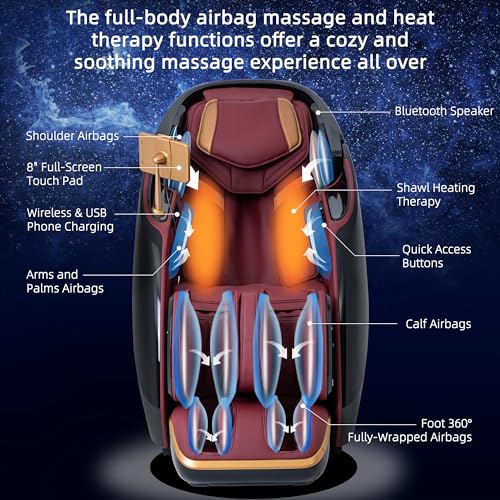 Luxury 4D Massage Chair with Smart Features