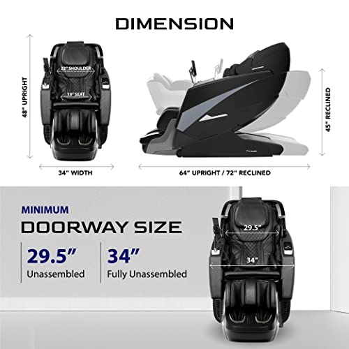 4D-LT 2022 Theramedic Massage Chair with Bluetooth Integration