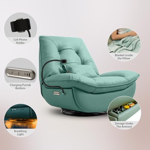 Dozzy Electric Swivel Rocker Recliner with Smart Features